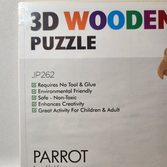NEW 3D Puzzle Cockatoo Parrot Bird Figure STEM KIT CRAFT Project Science Lab Req - Picture 4 of 7